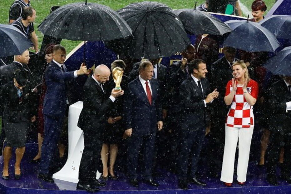 Presidente croata encantou o mundo na final do Mundial 2018