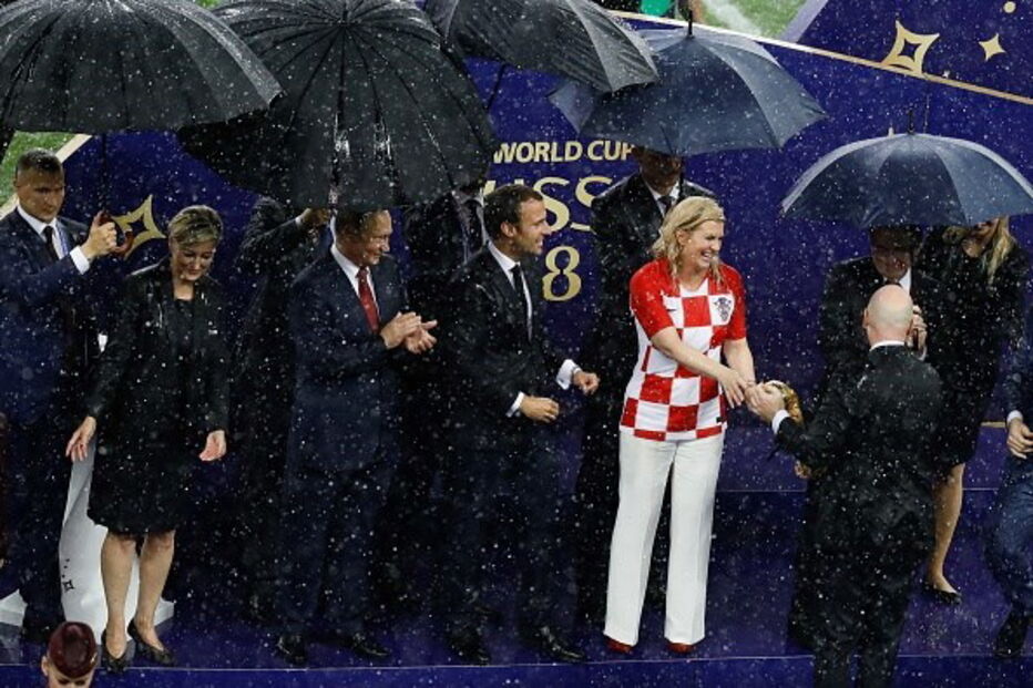 Presidente croata encantou o mundo na final do Mundial 2018