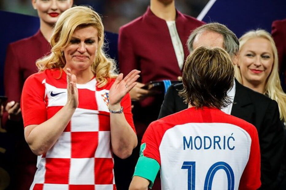 Presidente croata encantou o mundo na final do Mundial 2018