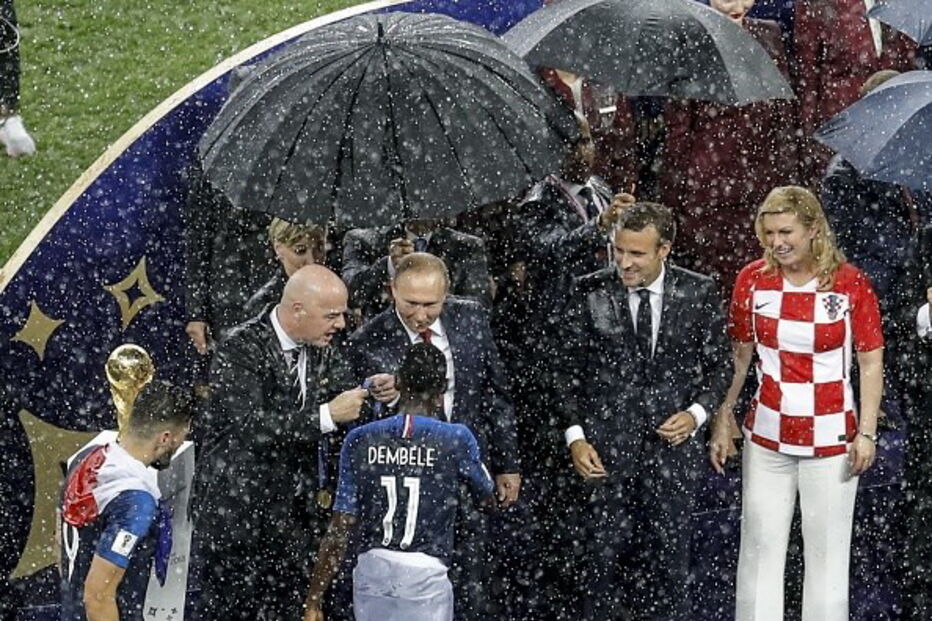 Presidente croata encantou o mundo na final do Mundial 2018