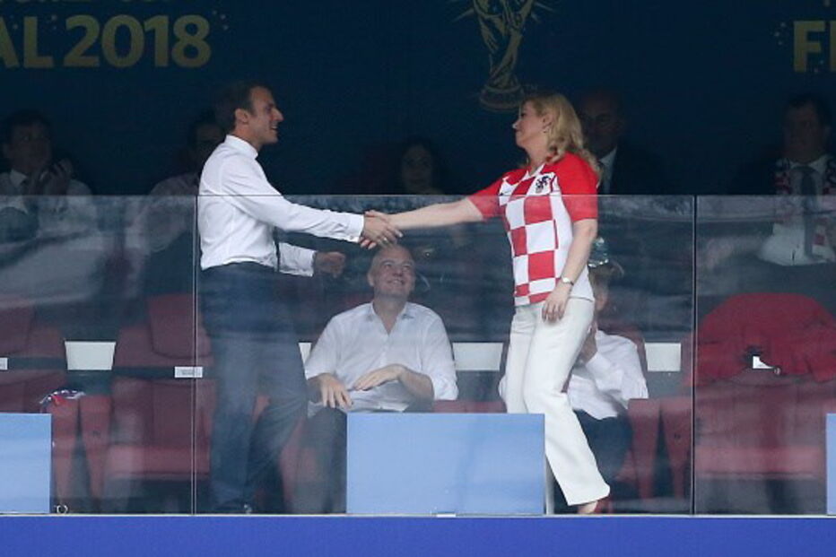 Presidente croata encantou o mundo na final do Mundial 2018