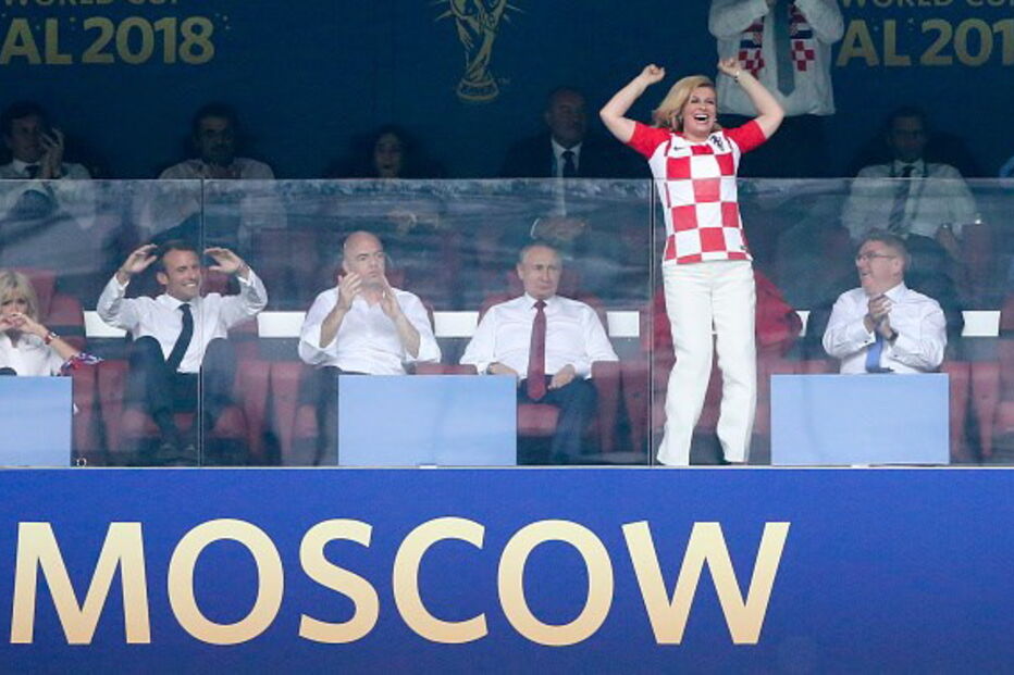 Presidente croata encantou o mundo na final do Mundial 2018