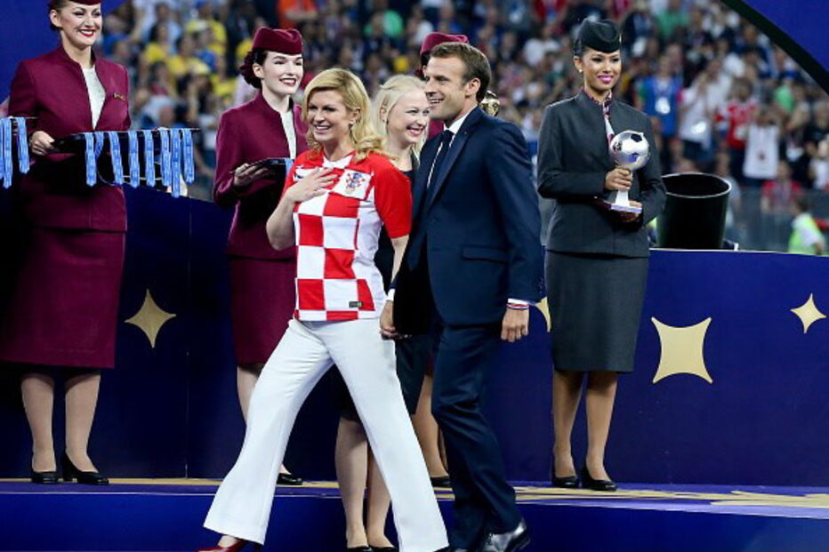 Presidente croata encantou o mundo na final do Mundial 2018