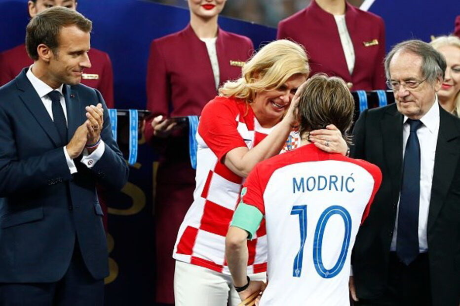 Presidente croata encantou o mundo na final do Mundial 2018