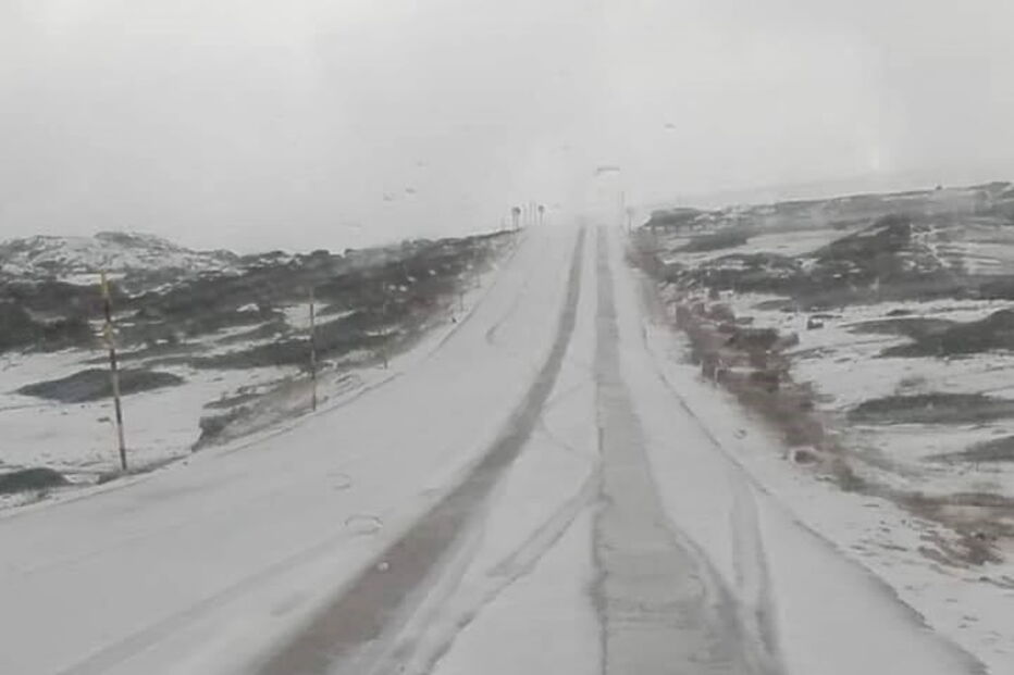 Granizo na Serra da Estrela em Julho