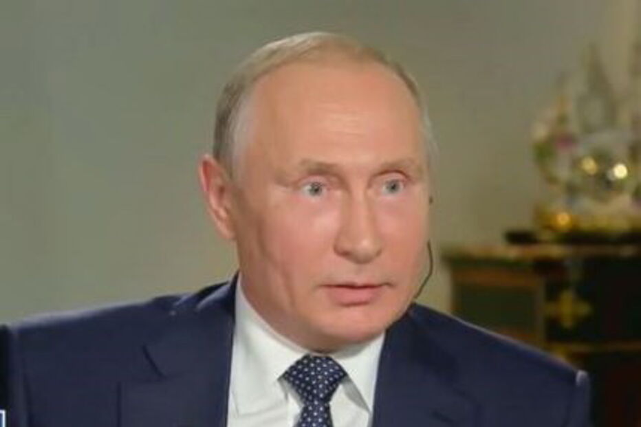 Vladimir Putin durante a entrevista