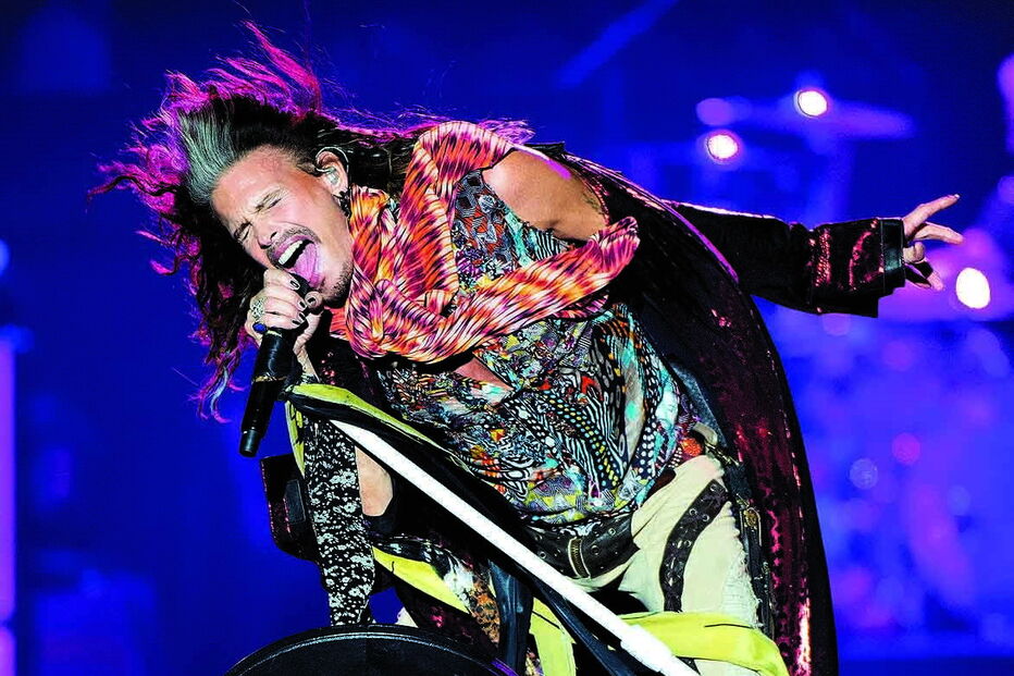 Steven Tyler, vocalista dos Aerosmith, atua sexta-feira na praia do Aterro, em Matosinhos