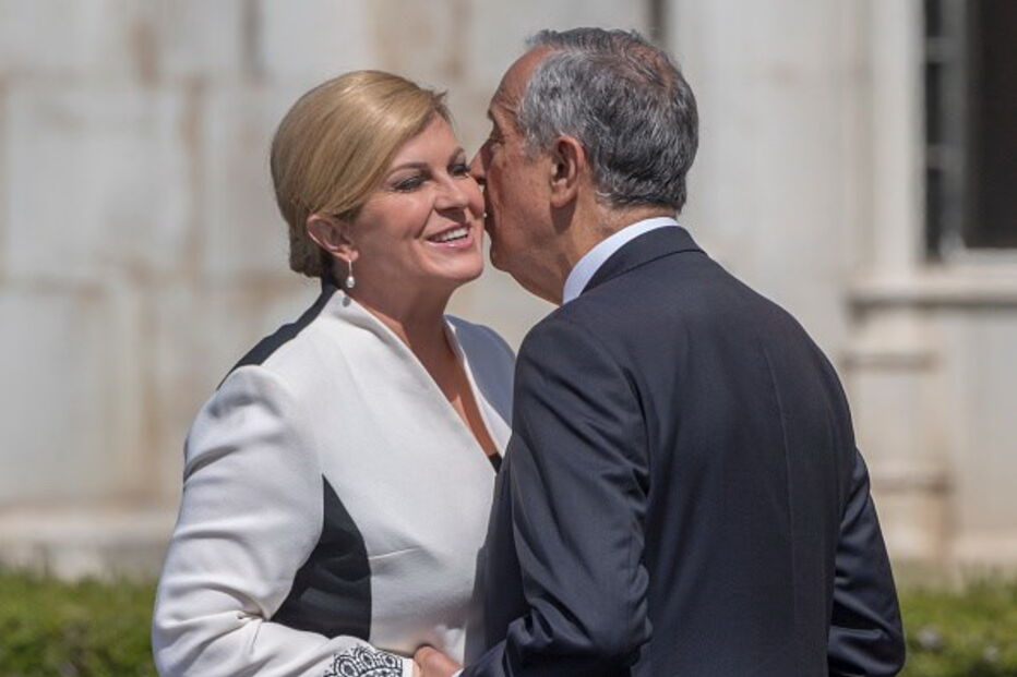 Presidente croata na visita a Portugal em maio de 2018