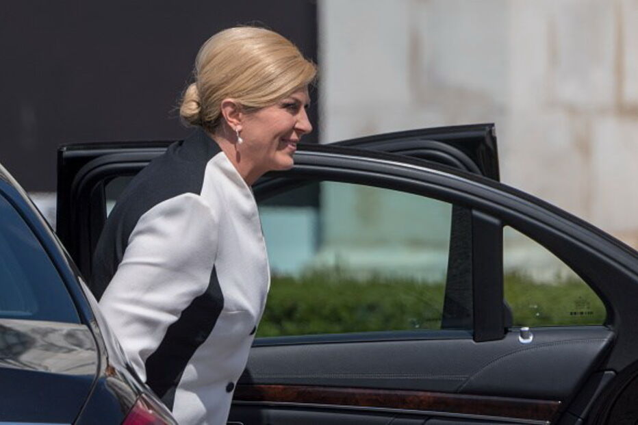 Presidente croata na visita a Portugal em maio de 2018