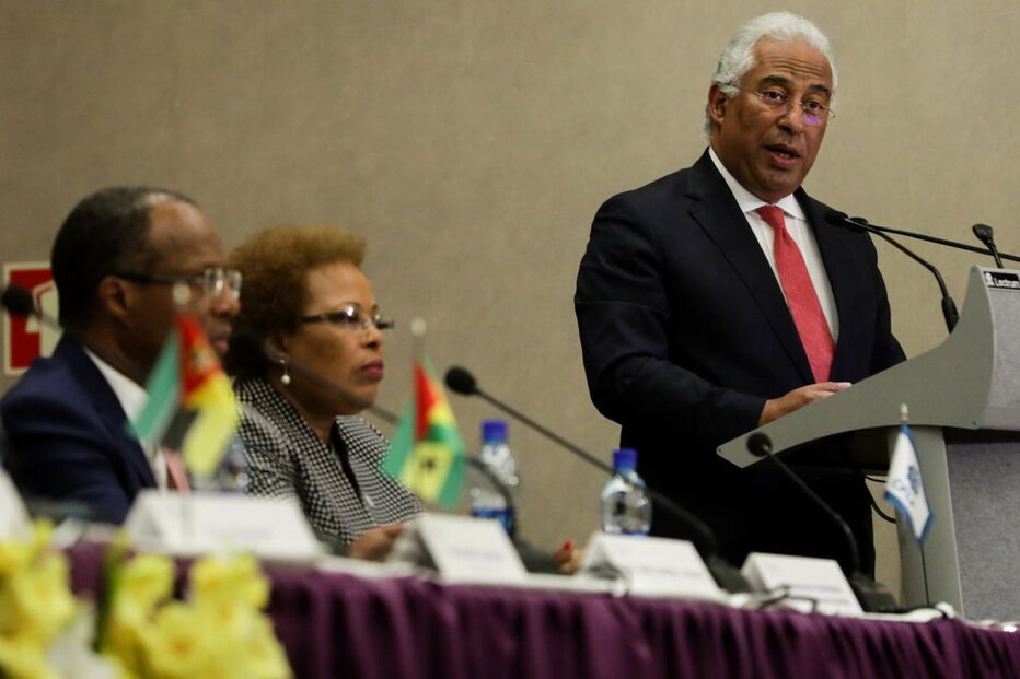 António Costa na Cimeira CPLP, em Cabo Verde