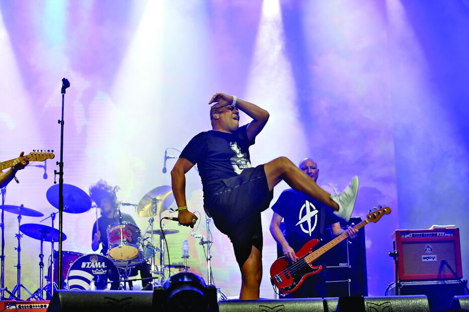 Carlão na homenagem a Zé Pedro no Super Bock Super Rock