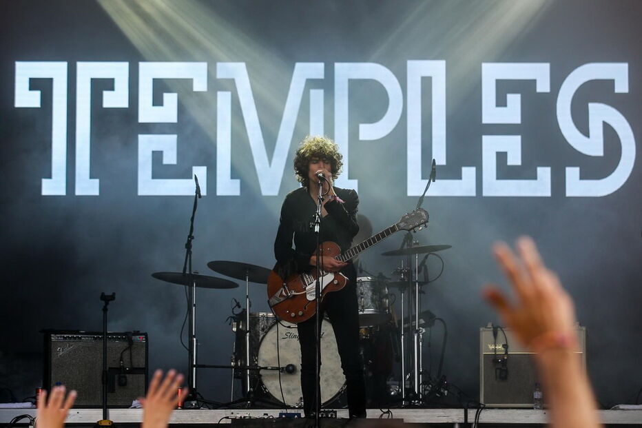 Os Temples no festival Super Bock Super Rock