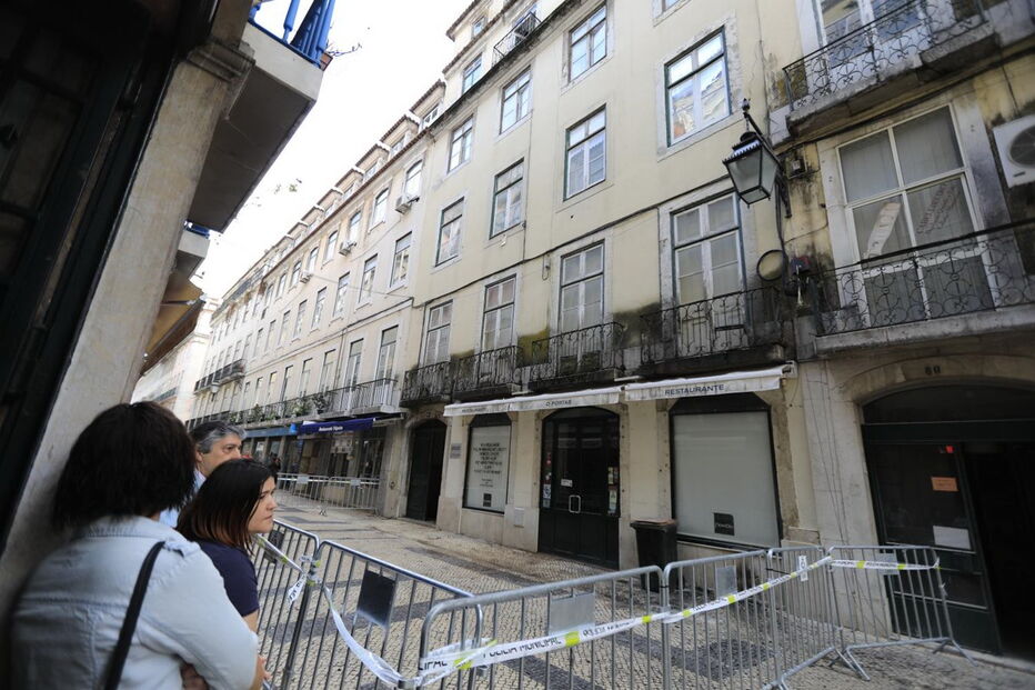 Incêndio na Baixa de Lisboa