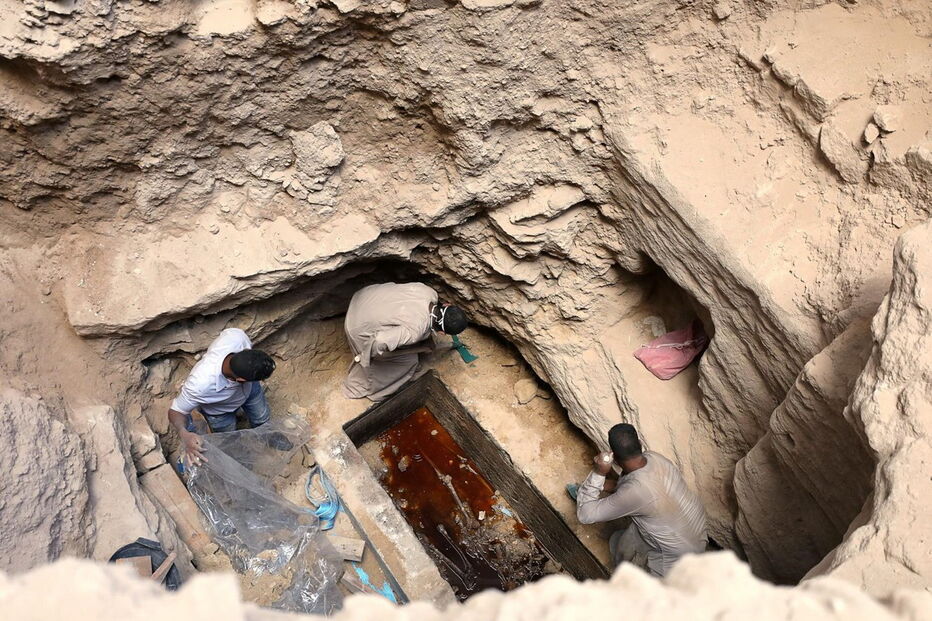 Túmulo aberto dois mil anos depois no Egito