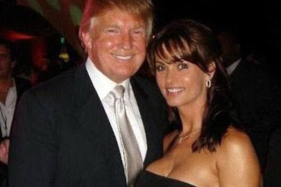 Trump com a modelo da Playboy Karen McDougal