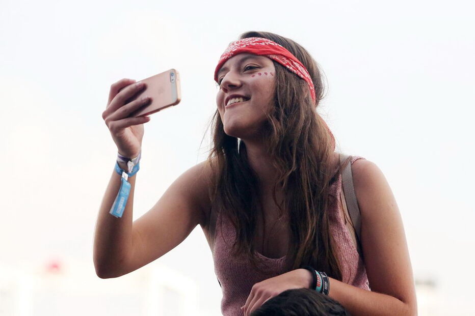 Festivaleira no Marés Vivas