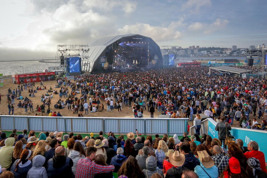 O recinto do festival Marés Vivas