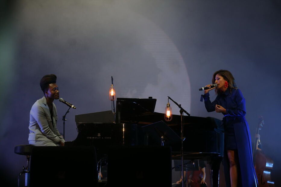 Ana Moura subiu ao palco para cantar com Benjamin Clementine