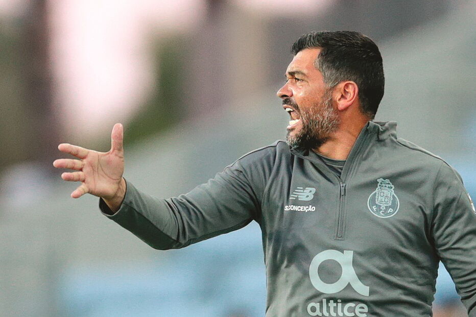 O treinador do FC Porto, Sérgio Conceição
