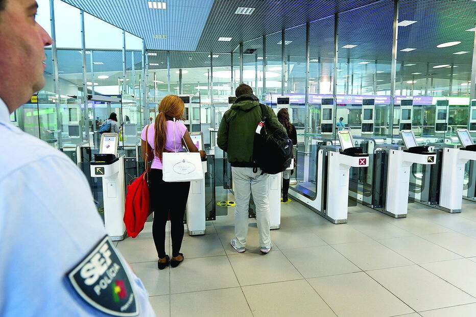 SEF em ação no Aeroporto de Lisboa