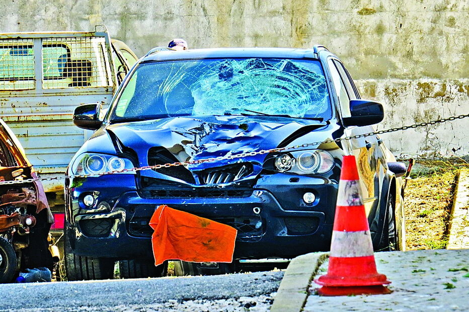 BMW que atropelou José Maria Luís