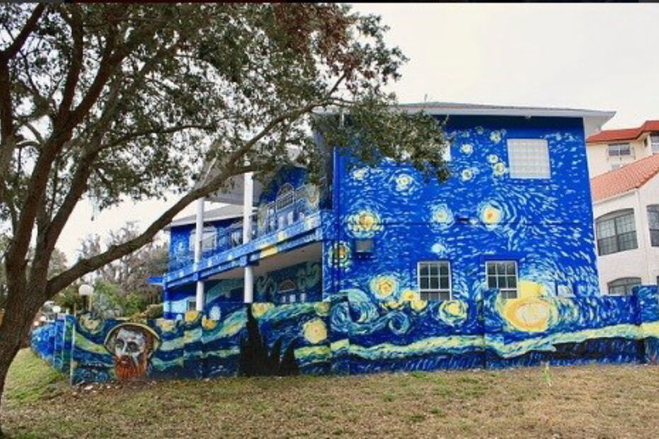 Casa resultou numa réplica do quadro 