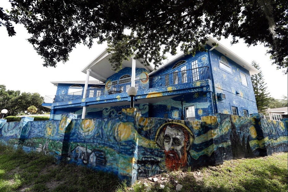 Casa resultou numa réplica do quadro 