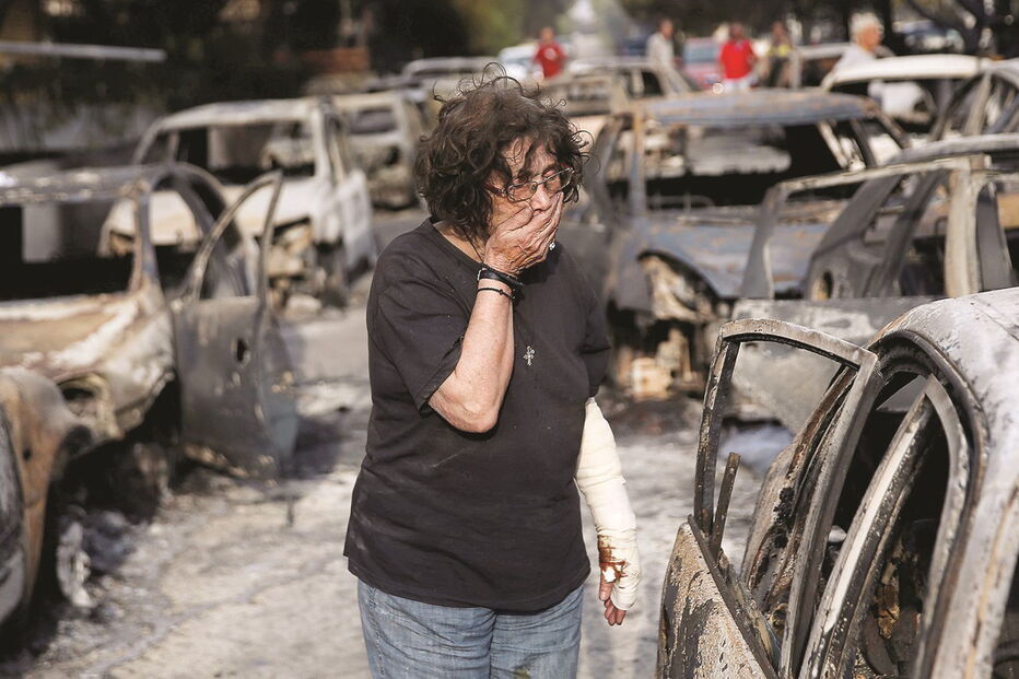 Chamas deixaram cenário de pesadelo em Mati