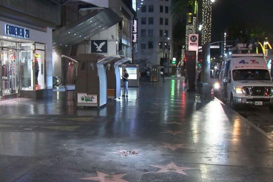 Estrela de Donald Trump foi vandalizada na Walk of Fame em Hollywood