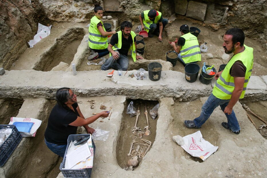 Cemitério medieval em Lisboa
