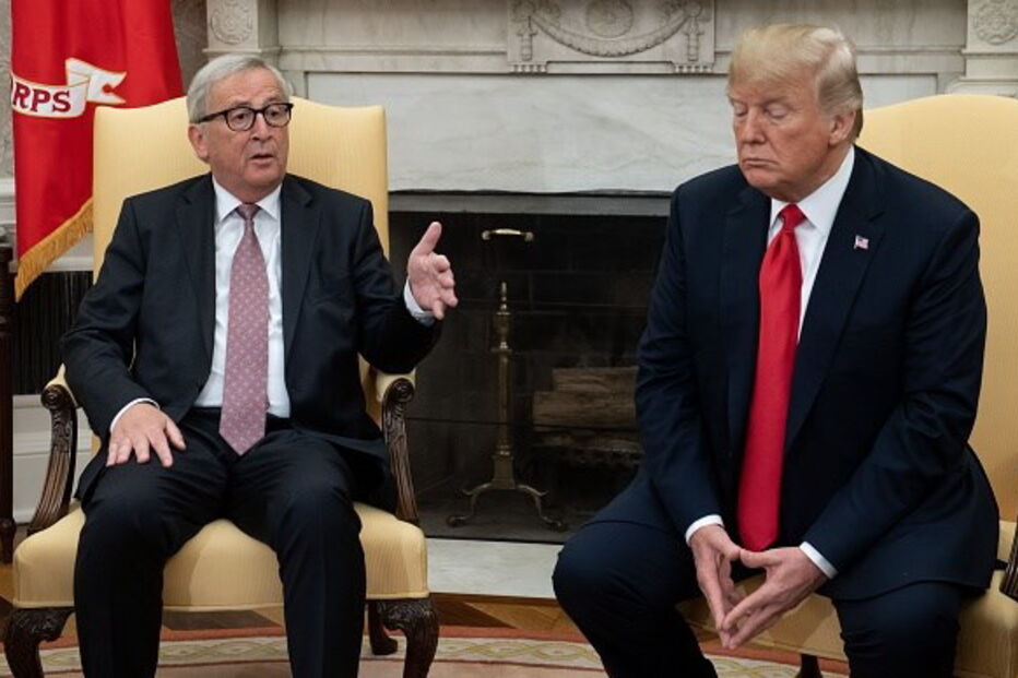 Juncker e Trump em encontro na Casa Branca