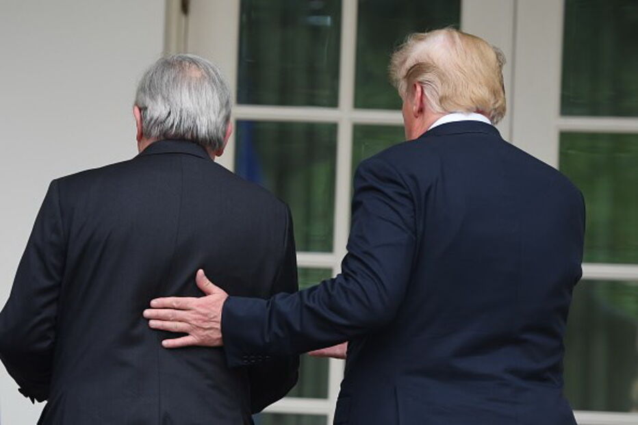 Juncker e Trump em encontro na Casa Branca