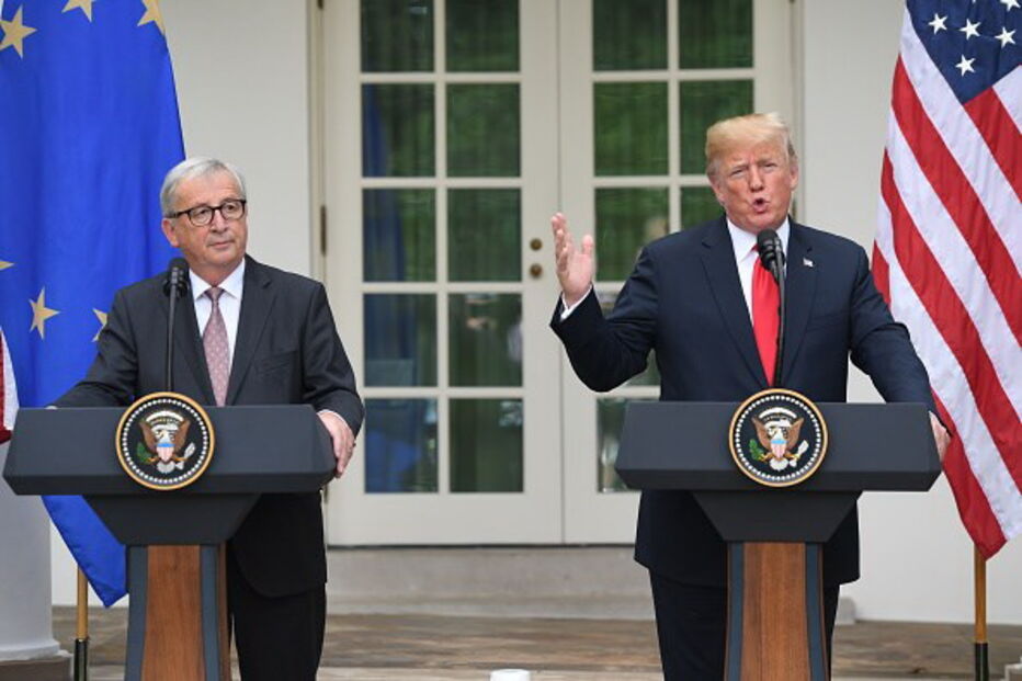 Juncker e Trump em encontro na Casa Branca