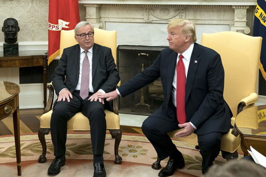 Juncker e Trump em encontro na Casa Branca
