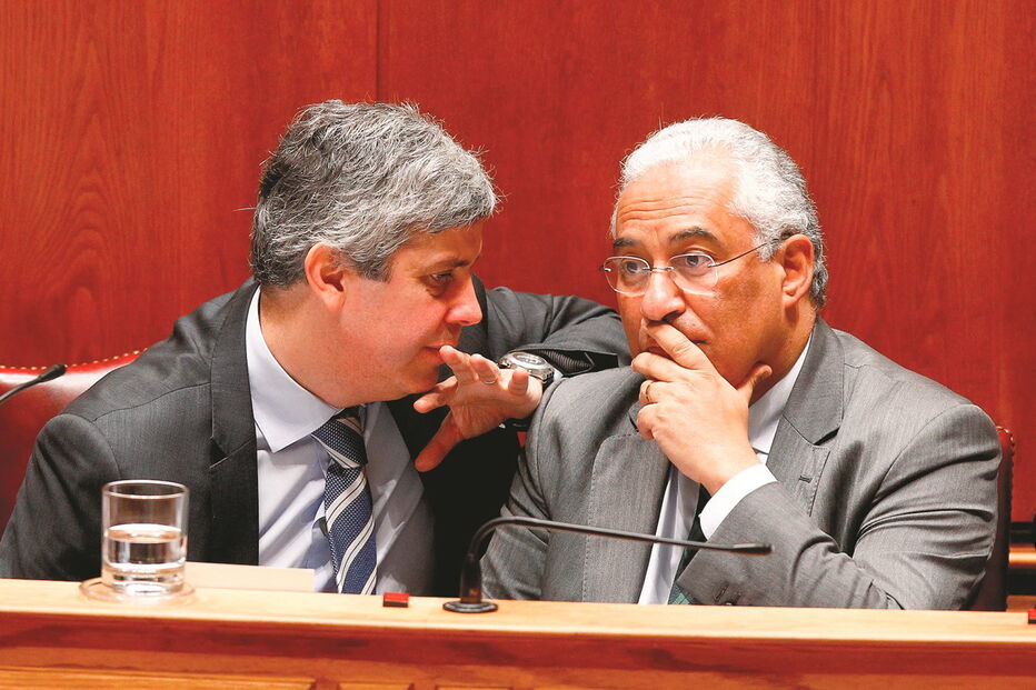 Mário Centeno e António Costa