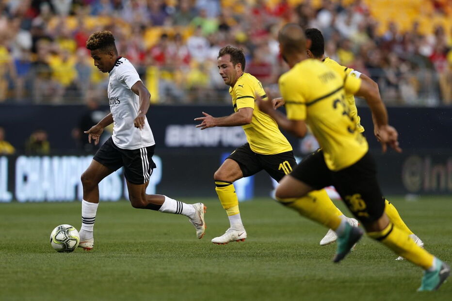 Benfica e Dortmund disputaram jogo nos EUA