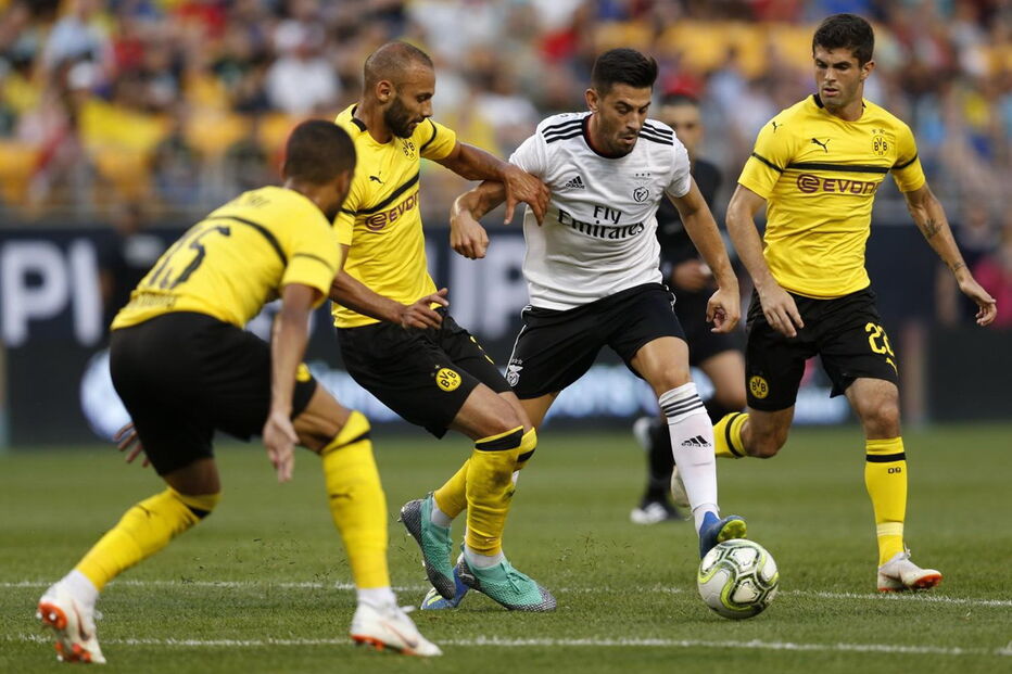 Benfica e Dortmund disputaram jogo nos EUA
