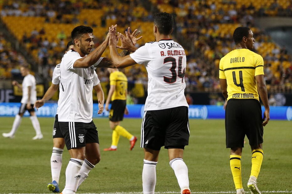 Benfica e Dortmund disputaram jogo nos EUA