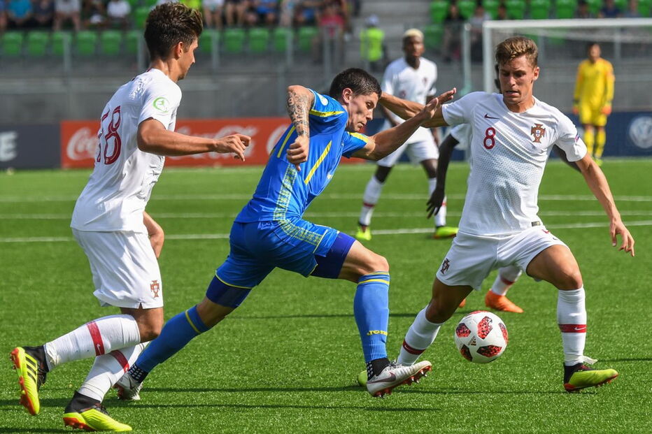 Portugal bateu a Ucrânia em jogo do Europeu de Sub 19