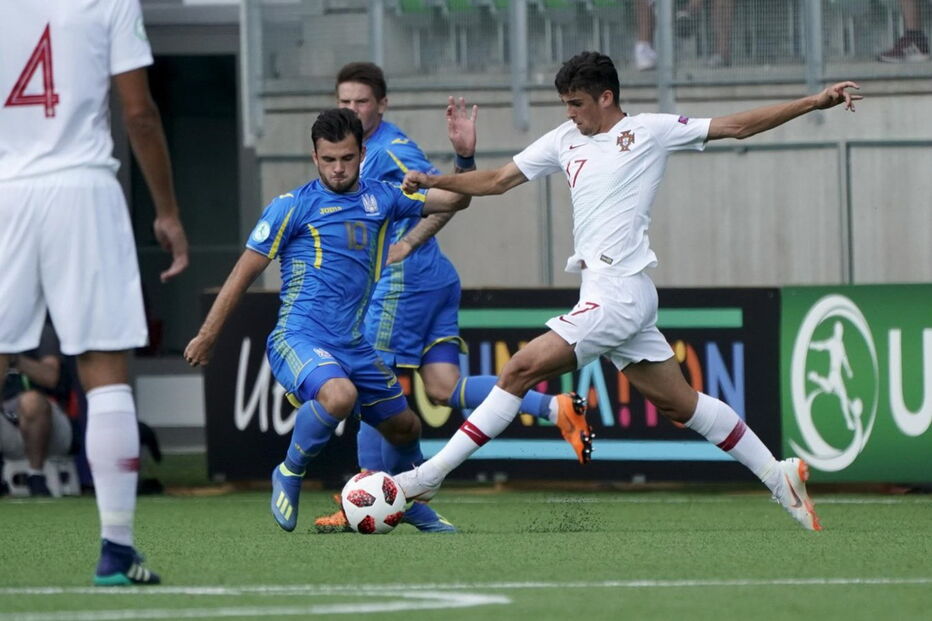 Portugal bateu a Ucrânia em jogo do Europeu de Sub 19