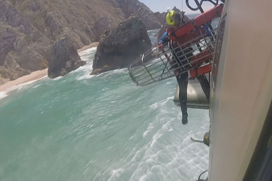 Resgate na Praia da Ursa