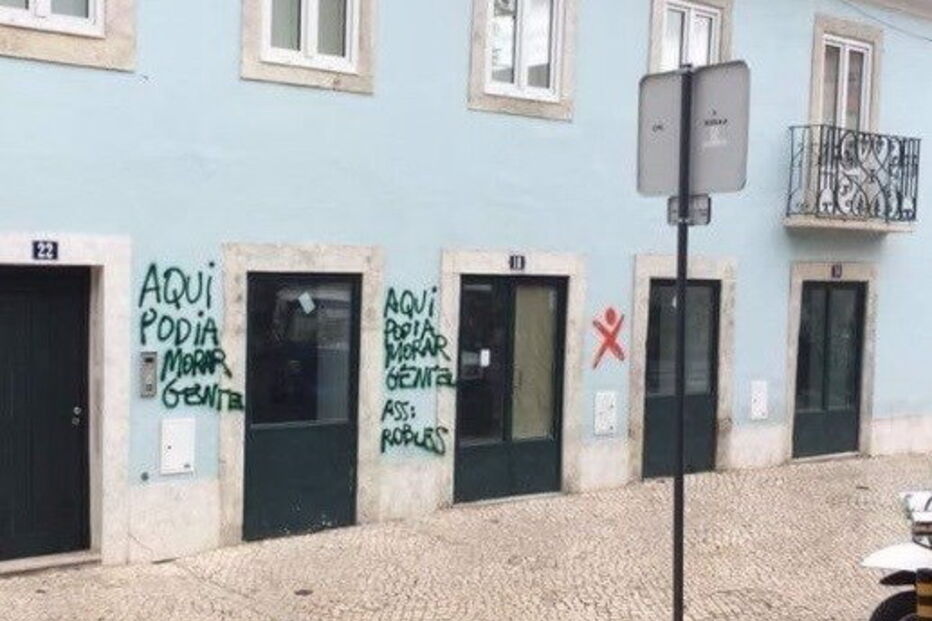 Prédio de Ricardo Robles em Lisboa foi vandalizado