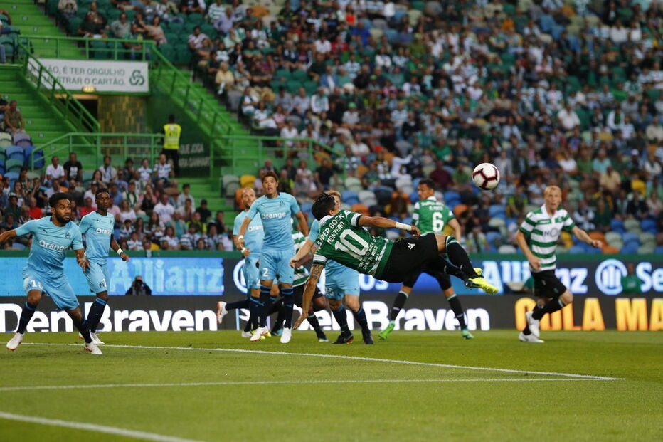 Sporting empata com Marselha em jogo de apresentação 