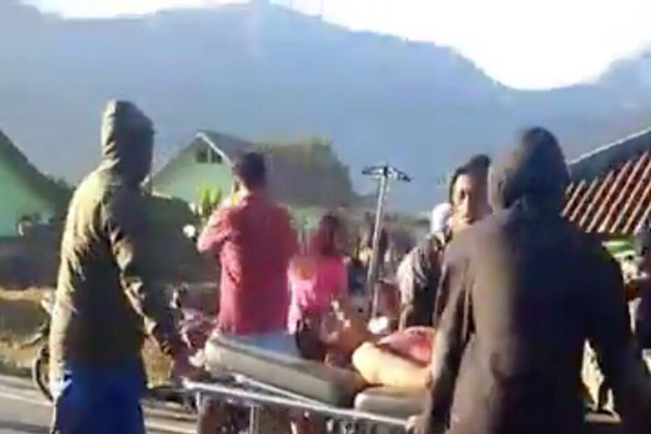 Sismo em Lombok, Indonésia