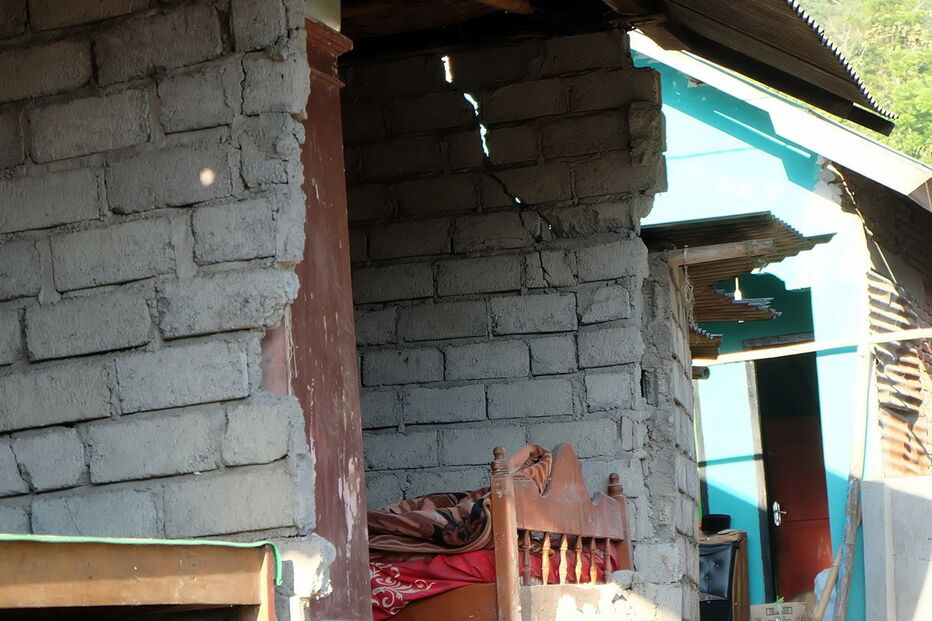 Sismo em Lombok, Indonésia