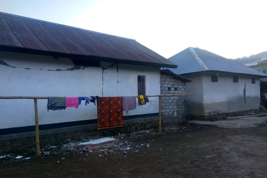 Sismo em Lombok, Indonésia