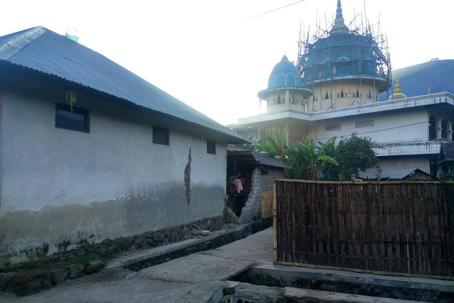 Sismo em Lombok, Indonésia