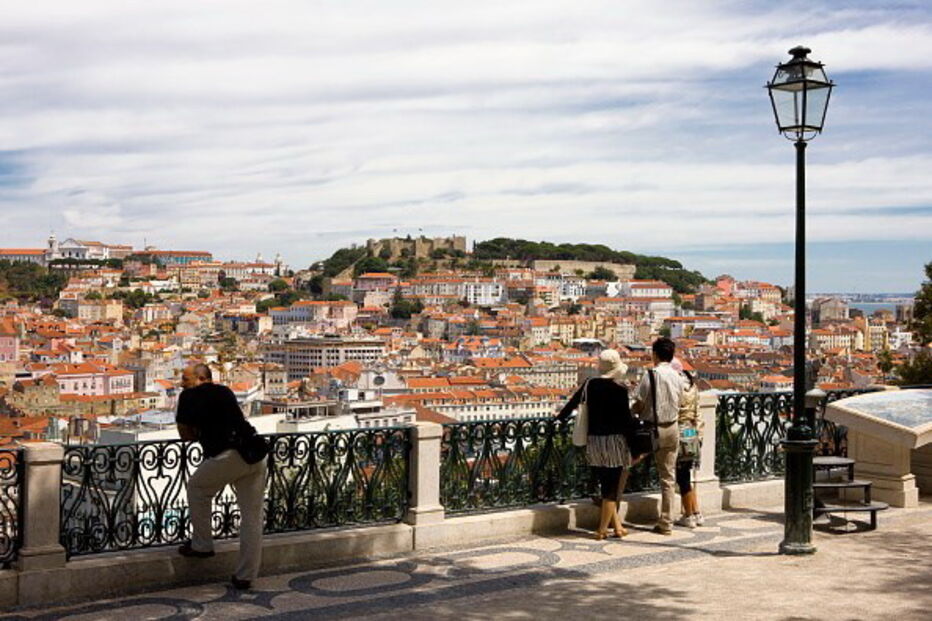 Miradouro de São Pedro de Alcântara em Lisboa