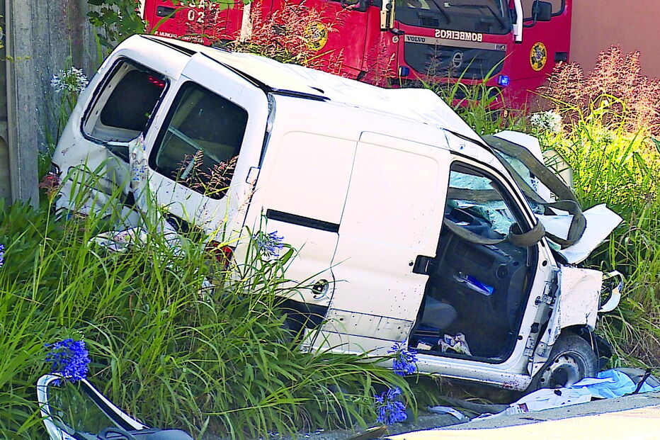 Acidente mortal na EN1