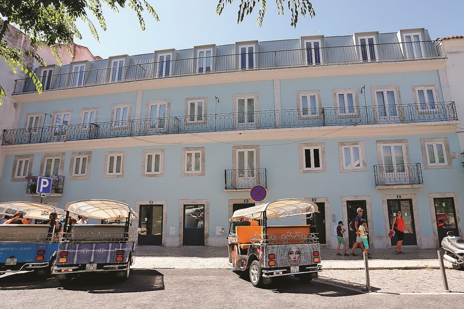 Robles e a irmã são donos de um prédio em Alfama	